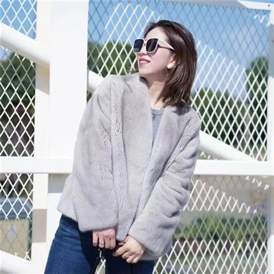 Giacca in pelliccia di visone da donna